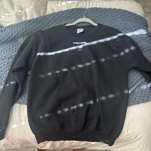 Lonely Ghost Black Crewneck Sweater